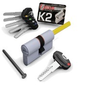 CILINDRO DI SICUREZZA K2 PREDISPOSTO PER POMOLO K2-Q