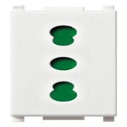 Vimar - 14203 - Presa 2P+T 16A P17/11 bianco